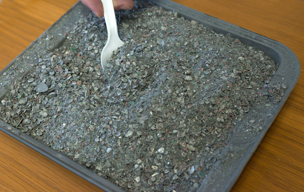 NSA recommended particle size for shredded SSD and cell phones