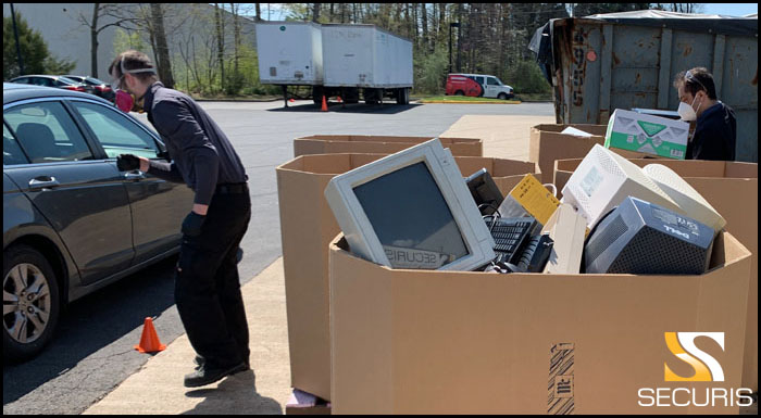 Electronics recycling events