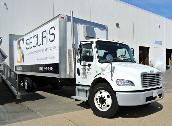 Securis truck contains mobile shredding options