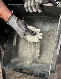 microshredded material 